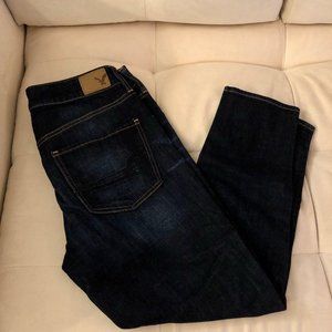 American Eagle Tomgirl Dark Wash Jeans